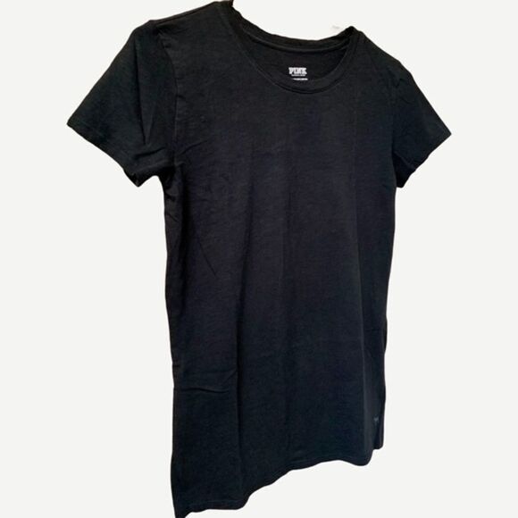 Pink Victoria Secret Black Tee - Picture 3 of 7